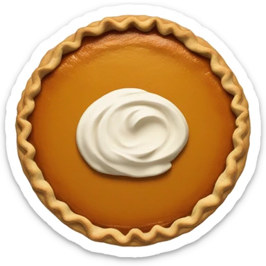 Pumpkin pie sticker