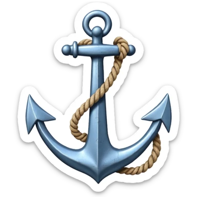 Je veux un emoji encre dans ce style là : ⚓ je veux qu’il représente sentimental par un noeud : 🪢 sticker