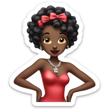 Betty boop sticker
