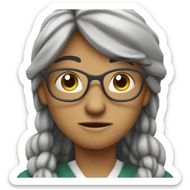 a first-year student who has trouble working at a pharmacy sticker