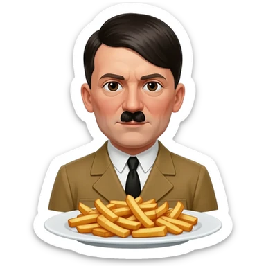Hitler et poutine sticker