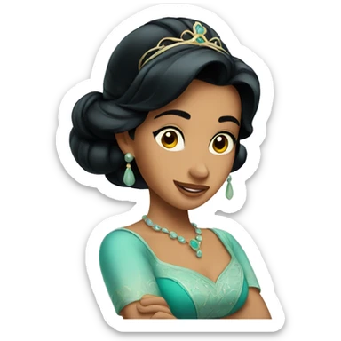 disney jasmine sticker