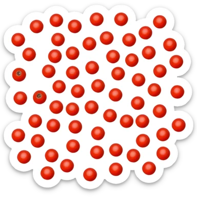 light red pepper corns  sticker