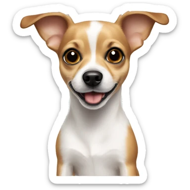 Jack Russell chihuahua mix  sticker
