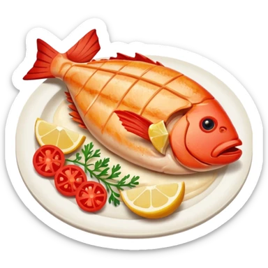 protein fish meat chicken sticker