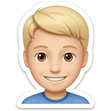 Beautiful son with a good smile  sticker