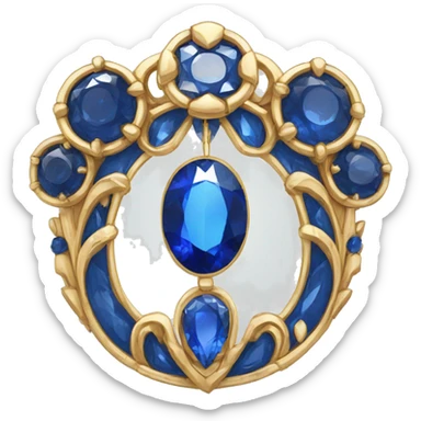 sapphire circlet sticker