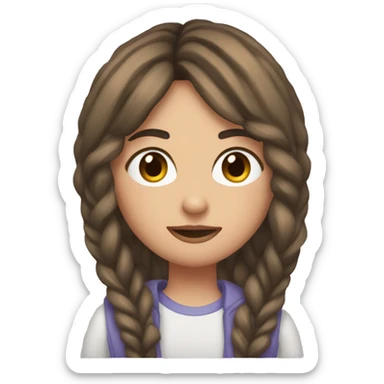 Cara aburrido  sticker