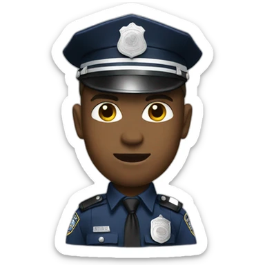 Police stronger sticker