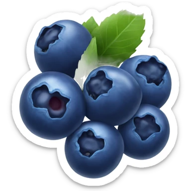 Blueberries  sticker