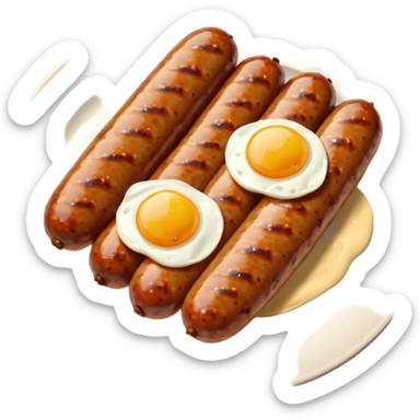 Breakfast sausage sticker