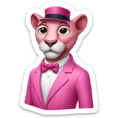 pink panther sticker