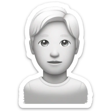 generate icon for a project called minimal essence in minimal monochromatic fashion with white background sticker