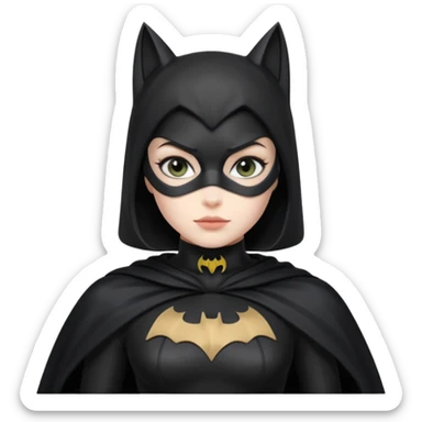 Catwoman and Batman sticker
