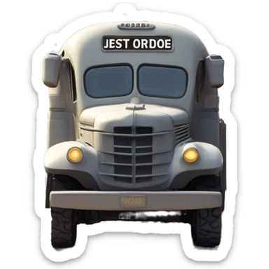 First order jet trooper’s 1949 dodge  power wagon bus  sticker