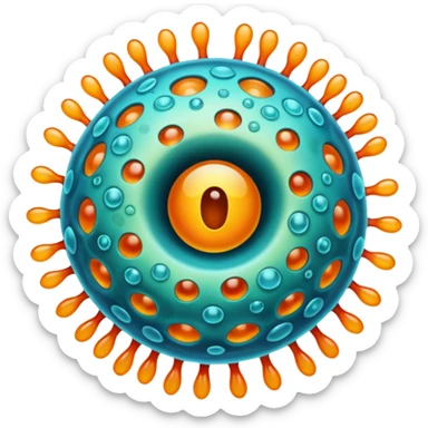 virus/disease sticker