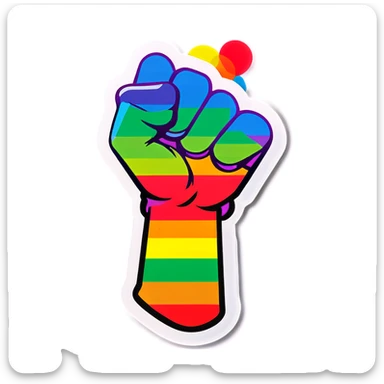 Queer pride sticker
