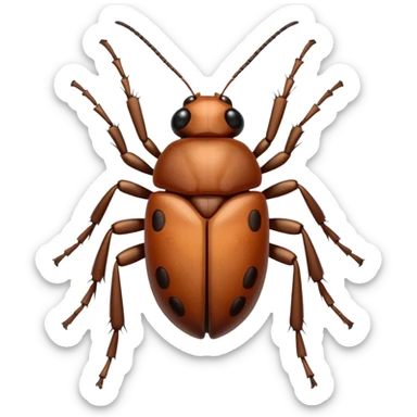 Bug on sugar sticker