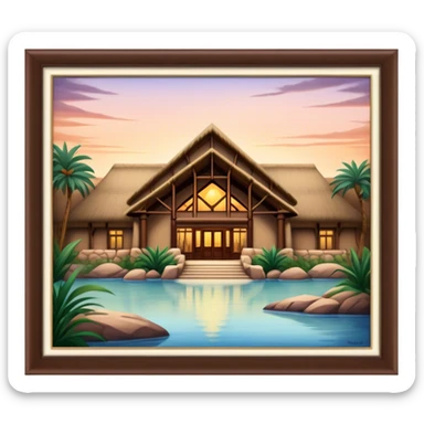 Disney World's Animal Kingdom Lodge sticker
