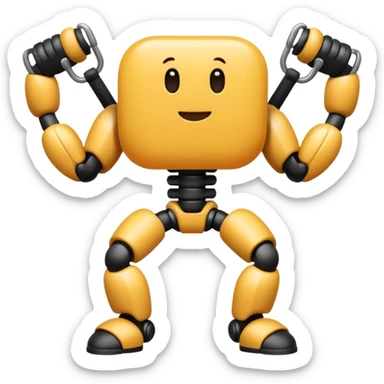 Une fourmi qui fait du developpe couché  sticker