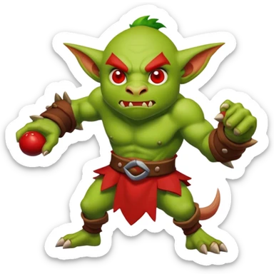 Moblin throwing Bokoblin sticker