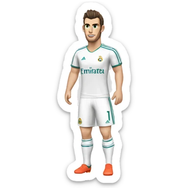 Maillot de foot gareth bale numéro 11 sticker