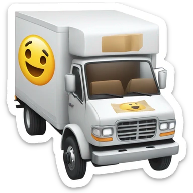 Chip delivery truck sticker