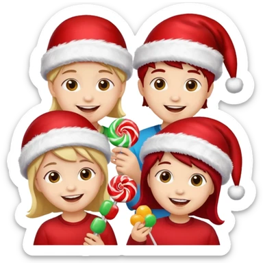 Marry Cristmas Candy children sticker