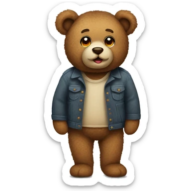 teddy bear  sticker
