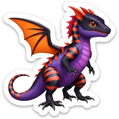 Salandit-Noibat-Litten-Hybrid (Full body) sticker