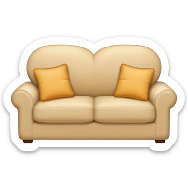 comfy couch sticker