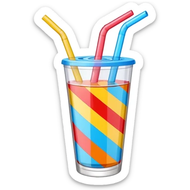 soda straw sticker