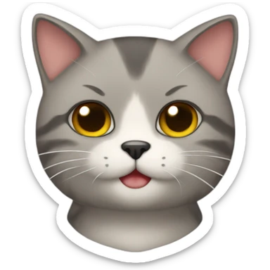 Gato molesto sticker