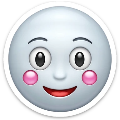 Hazme un emoji de perlas sin caras sticker