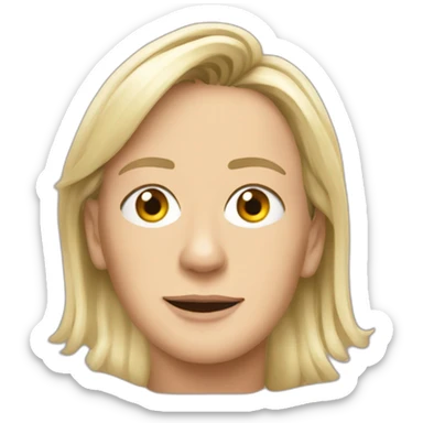 Marine lepen  sticker