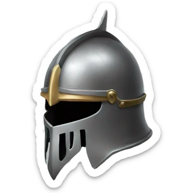 knight helmet sticker