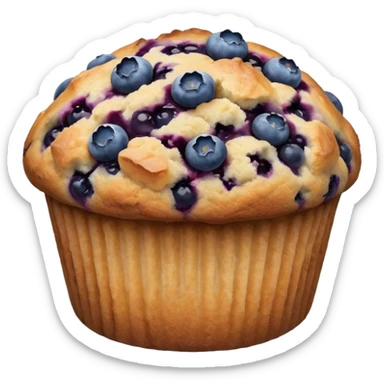 blueberry muffin sticker