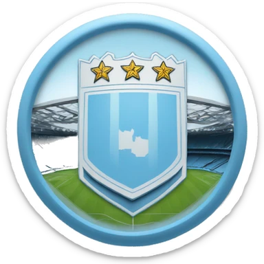 mancity logo sticker