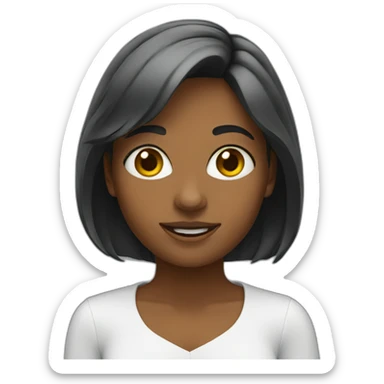 marketing girl sticker