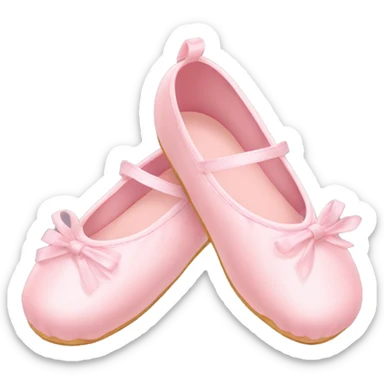Baby pink Ballerina shoes  sticker