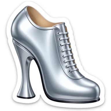 thierry mugler style spam can shoe sculpture  sticker