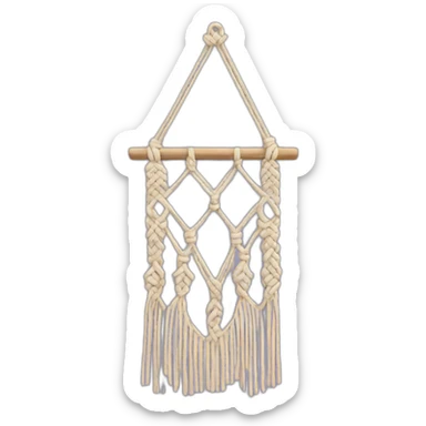 macrame sticker