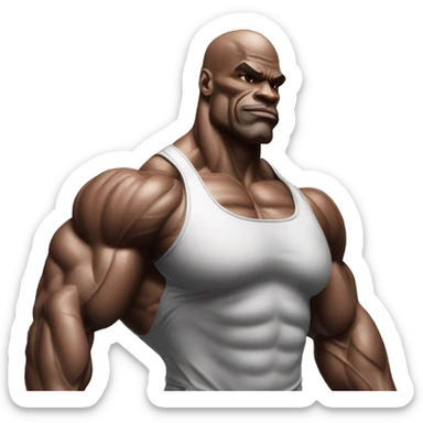 prime ronnie coleman most muscular pose sticker
