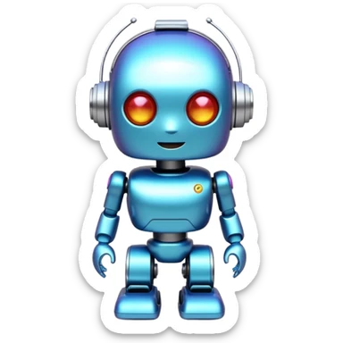 AI BOT 3D HIGH QUOLATY COLOUR FULL sticker
