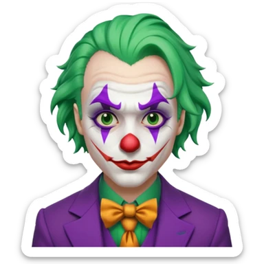 Joker Villain sticker