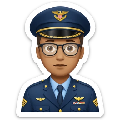 generate realistic military logistics department manager sticker