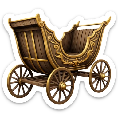 Roman chariot sticker
