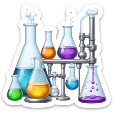 elaborate alchemy setup sticker