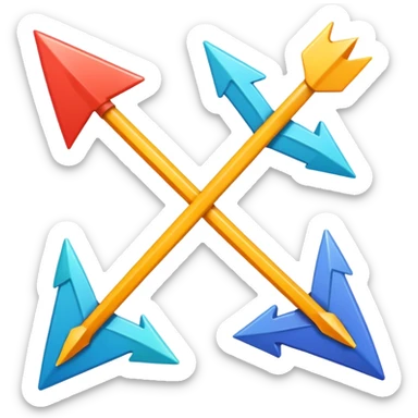 mac os icon rotation retro signal arrows rotating inversion sticker
