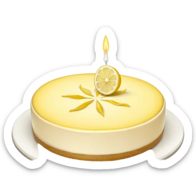 Vanilla / lemon cheesecake sticker